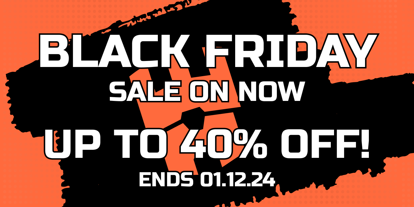 Black Friday sale on now up to 40% off ends 01/12/24